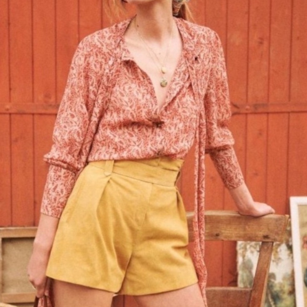 Sézane Laurya Blouse Size 36